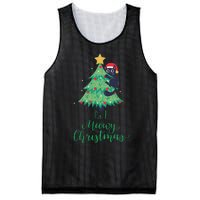 Meowy Christmas Mesh Reversible Basketball Jersey Tank