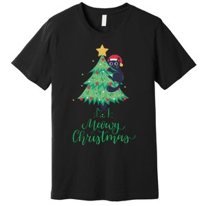 Meowy Christmas Premium T-Shirt