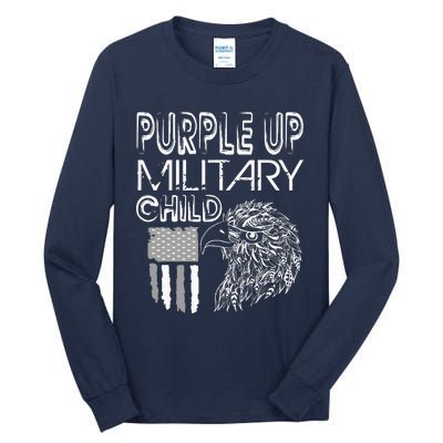 Military Childs Month Purple Up for Military Child Purple-Up Tall Long Sleeve T-Shirt