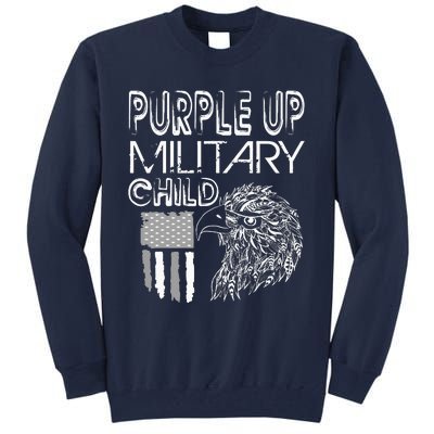 Military Childs Month Purple Up for Military Child Purple-Up Tall Sweatshirt