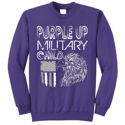 Military Childs Month Purple Up for Military Child Purple-Up Sweatshirt