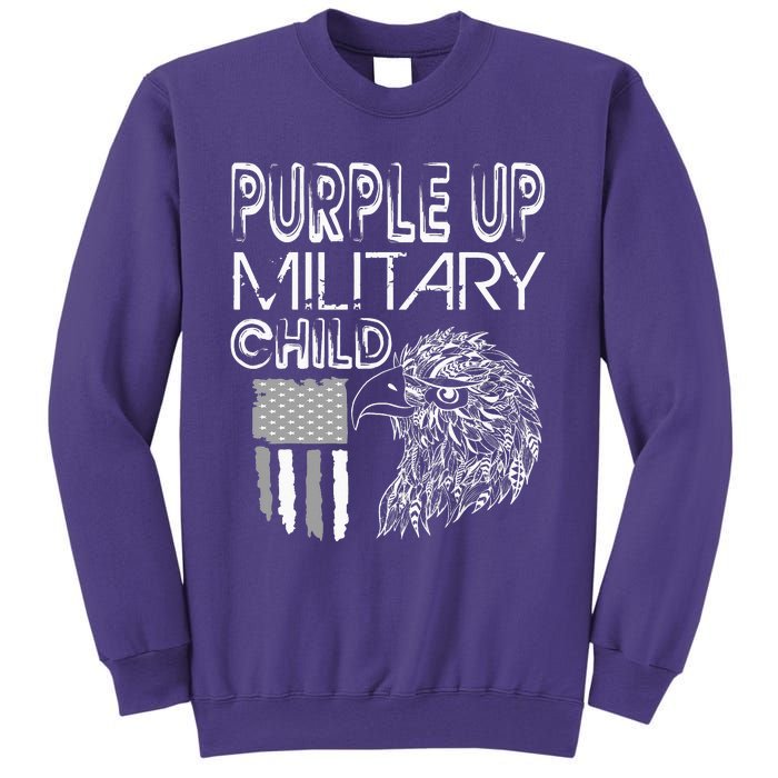 Military Childs Month Purple Up for Military Child Purple-Up Sweatshirt