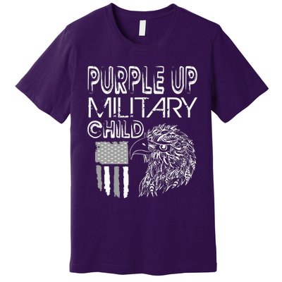 Military Childs Month Purple Up for Military Child Purple-Up Premium T-Shirt