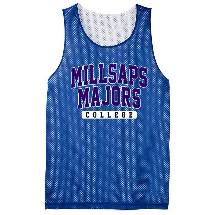 Millsaps College Majors Arch Vintage Cool Gift Mesh Reversible Basketball Jersey Tank