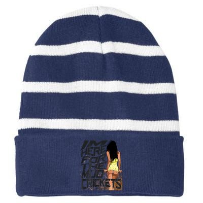 Mud Cricket Striped Beanie with Solid Band