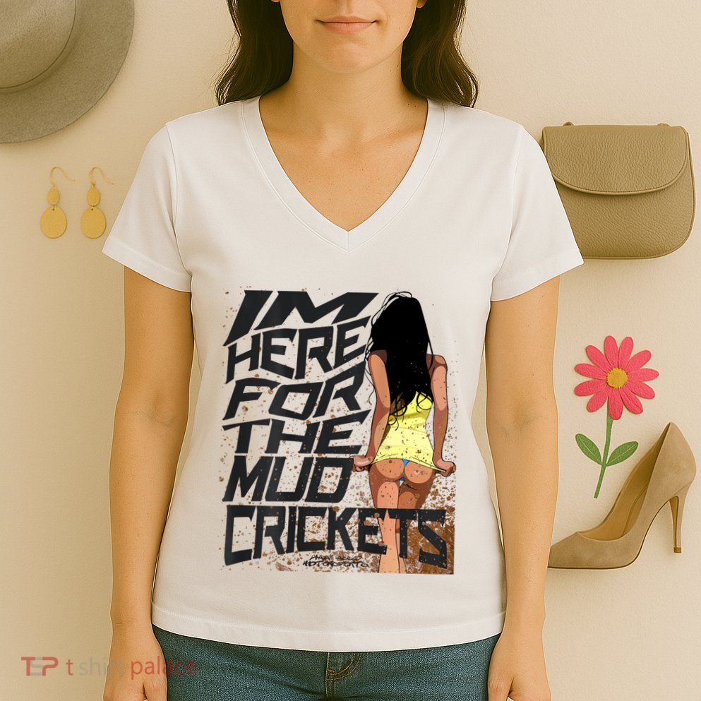 Mud Cricket Women's V-Neck T-Shirt