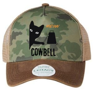 More Cowbell Meow Cowbell Cute Funny Cat Legacy Tie Dye Trucker Hat