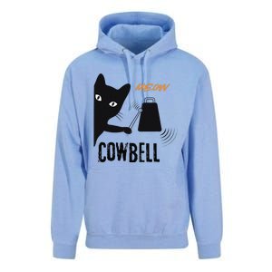 More Cowbell Meow Cowbell Cute Funny Cat Unisex Surf Hoodie