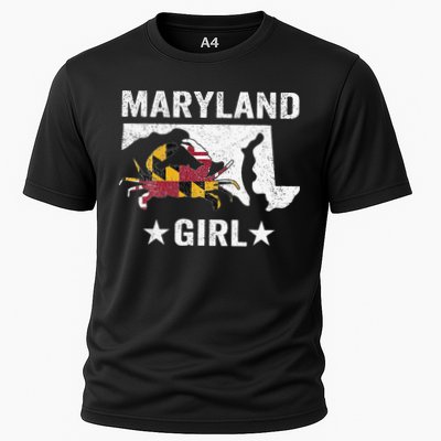 Maryland Crab Maryland Girl Maryland Blue Crab Crabbing Performance Shirt