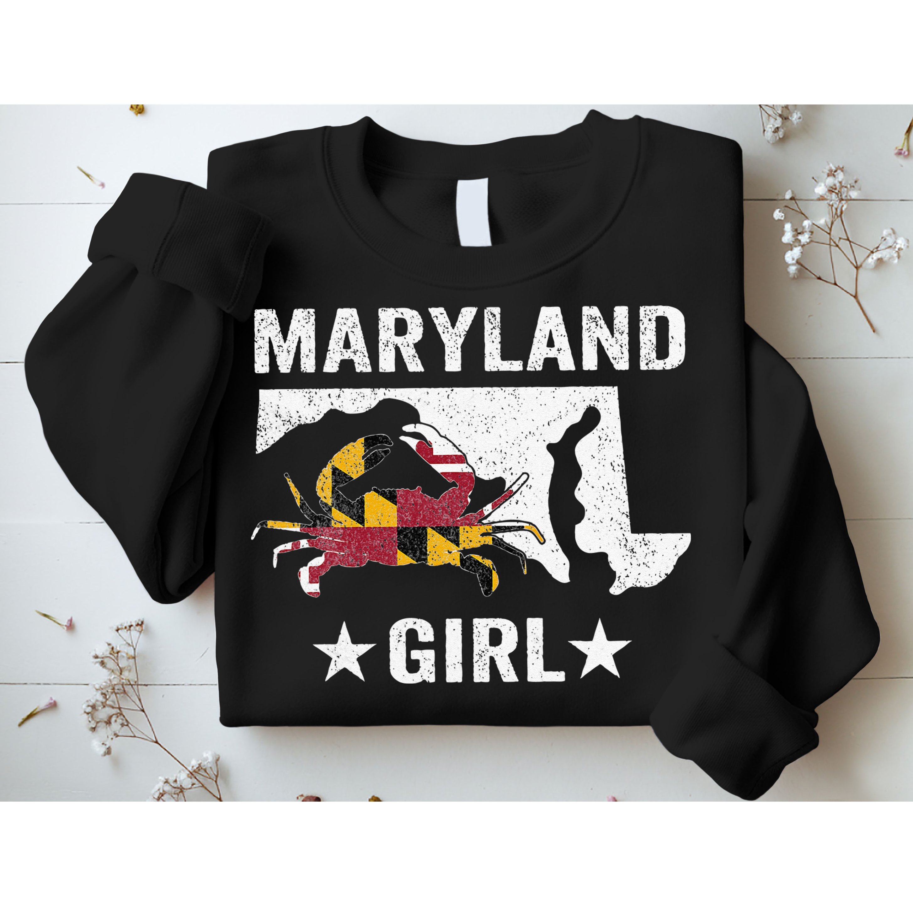 Maryland Crab Maryland Girl Maryland Blue Crab Crabbing Sweatshirt