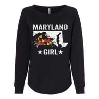 Maryland Crab Maryland Girl Maryland Blue Crab Crabbing Womens California Wash Sweatshirt