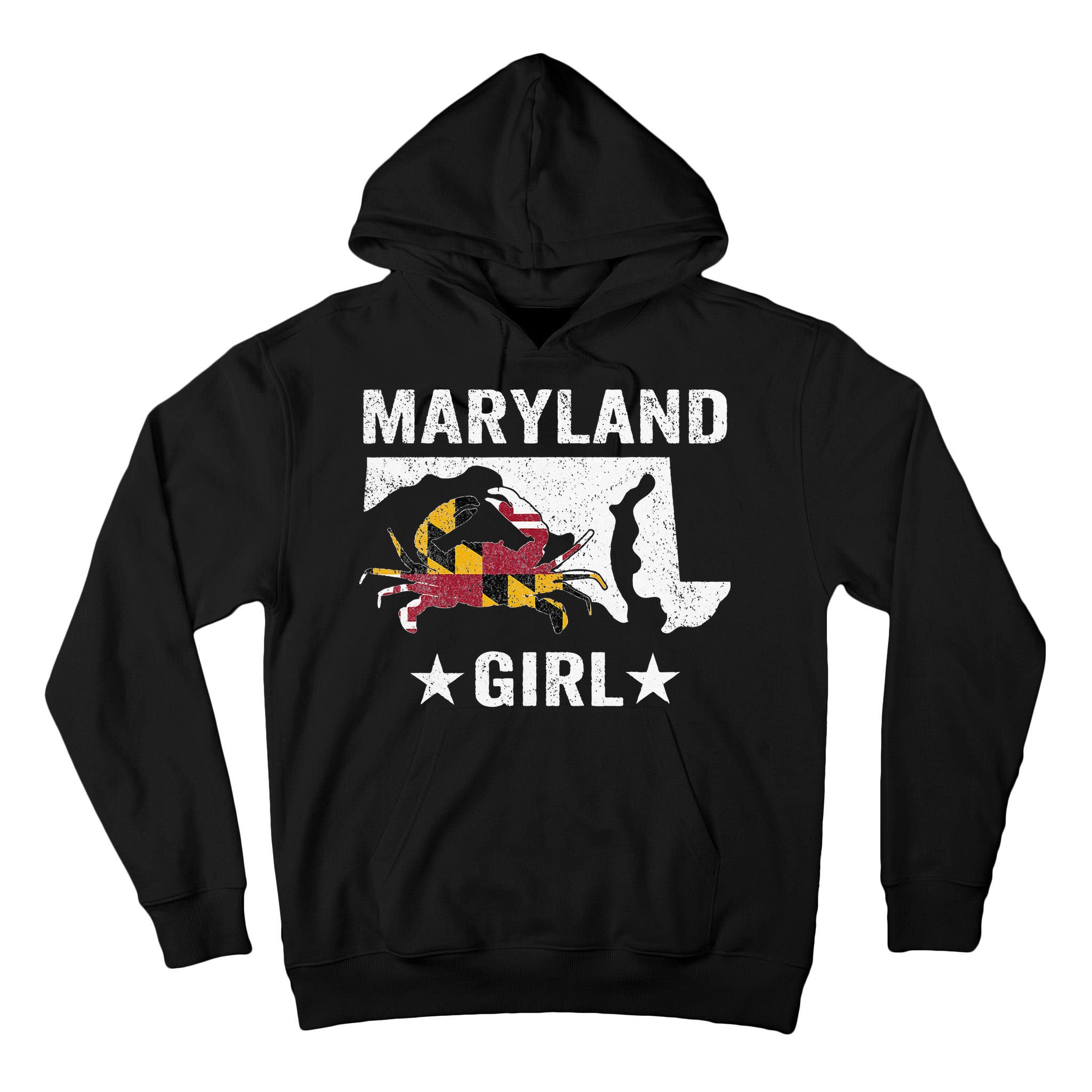 Maryland Crab Maryland Girl Maryland Blue Crab Crabbing Tall Hoodie