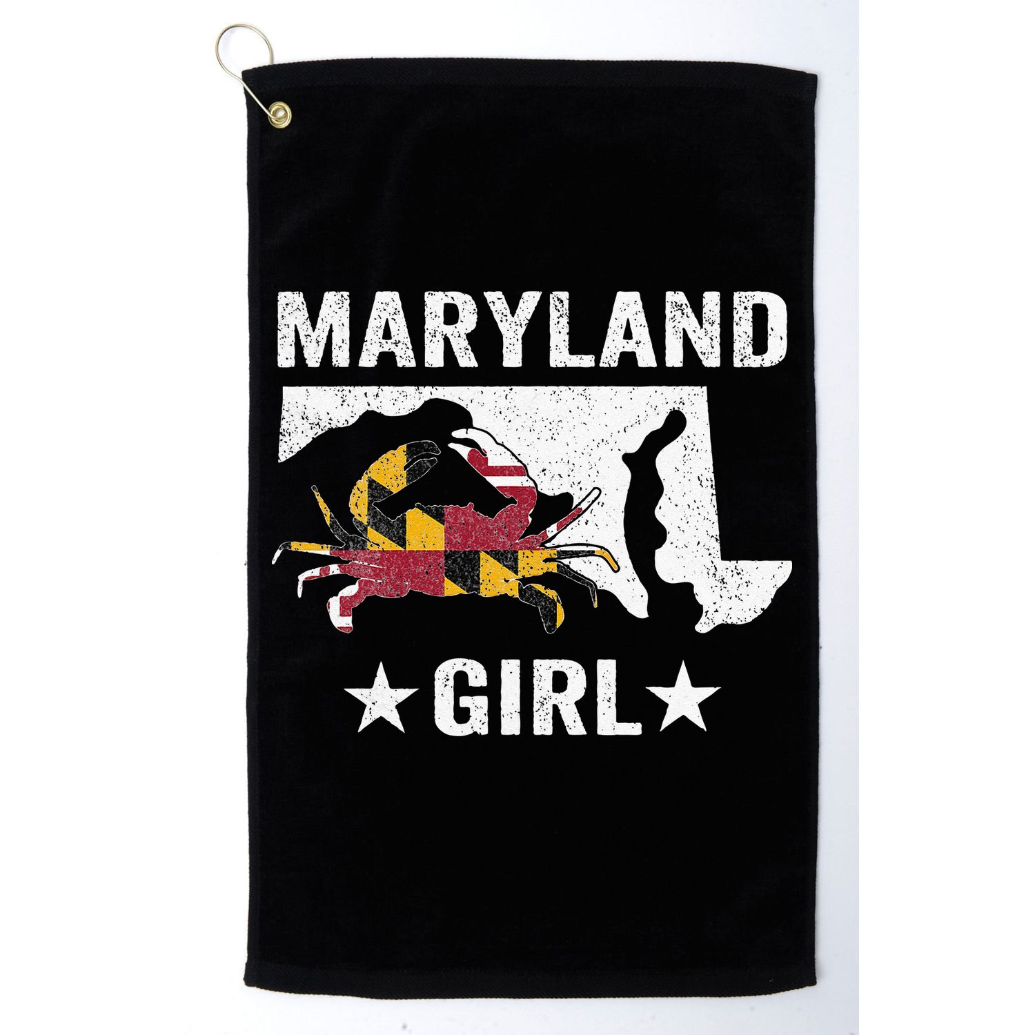 Maryland Crab Maryland Girl Maryland Blue Crab Crabbing Golf Towel
