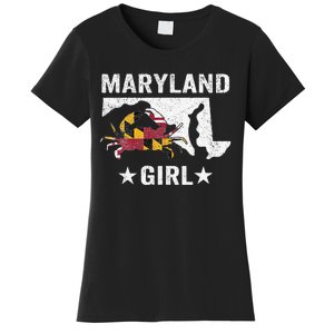 Maryland Crab Maryland Girl Maryland Blue Crab Crabbing Women's T-Shirt