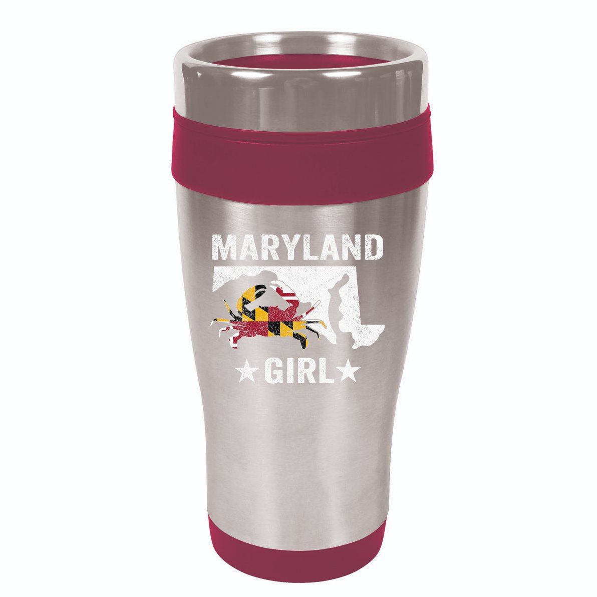 Maryland Crab Maryland Girl Maryland Blue Crab Crabbing 16oz Travel Tumbler