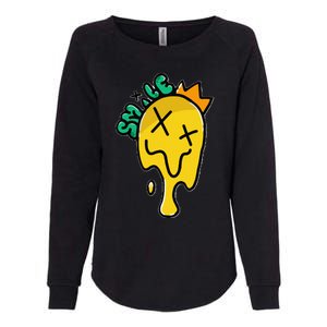 Melting Candle Womens California Wash Sweatshirt