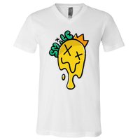 Melting Candle V-Neck T-Shirt