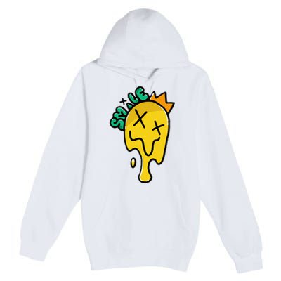 Melting Candle Premium Pullover Hoodie