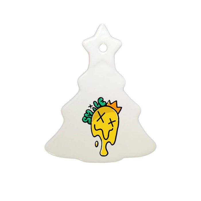 Melting Candle Ceramic Tree Ornament