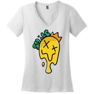 Melting Candle Women's V-Neck T-Shirt