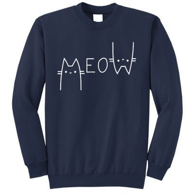 Meow Cat Meow Kitty Funny Cats Mom Sweatshirt