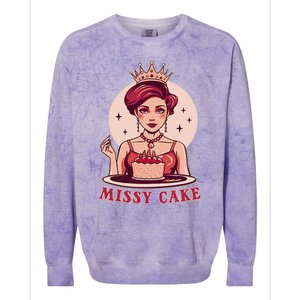 Missy Cake Colorblast Crewneck Sweatshirt