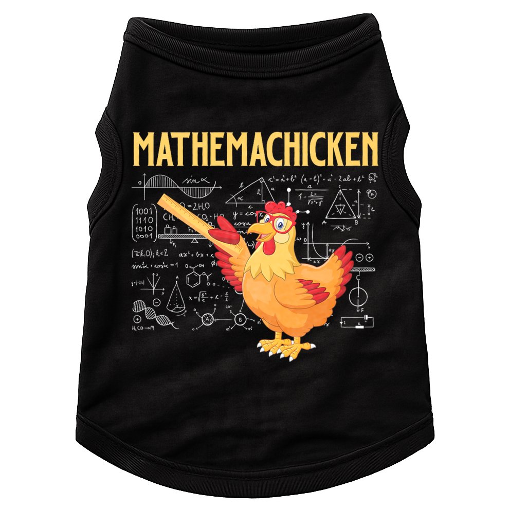 Mathemachicken Chicken Math Lover Animal Poultry Owner Doggie Tank