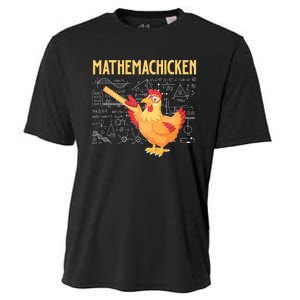 Mathemachicken Chicken Math Lover Animal Poultry Owner Cooling Performance Crew T-Shirt