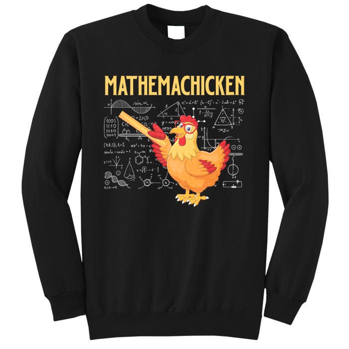 Mathemachicken Chicken Math Lover Animal Poultry Owner Sweatshirt