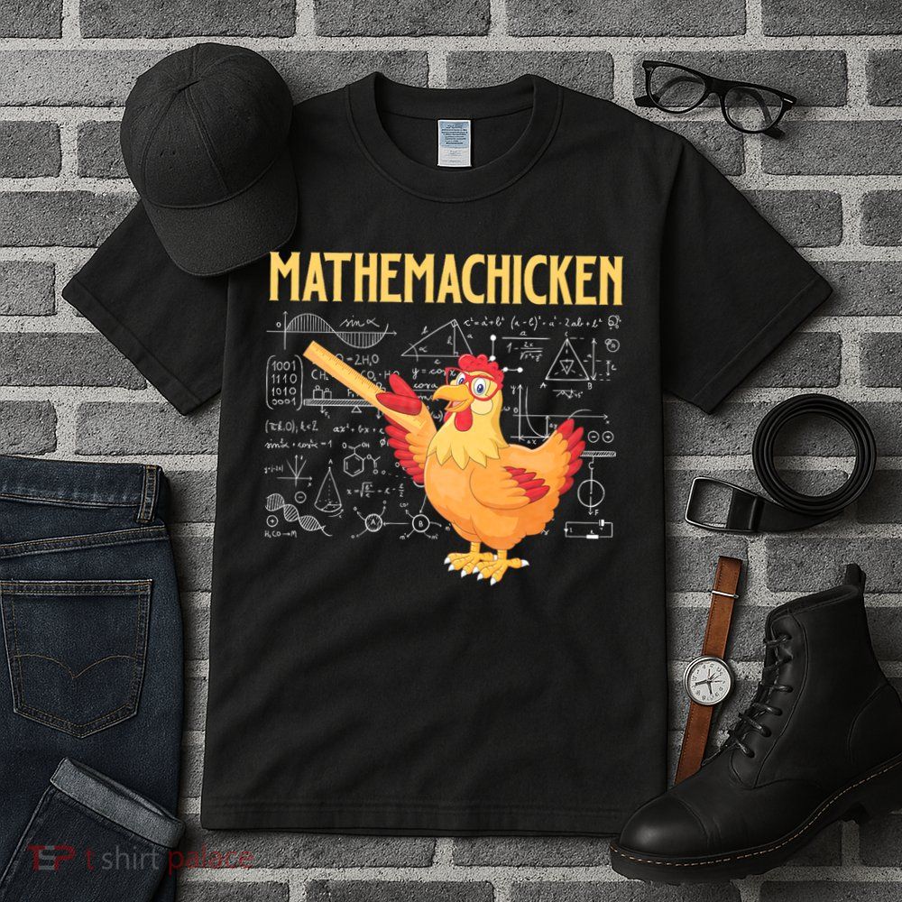 Mathemachicken Chicken Math Lover Animal Poultry Owner Tall T-Shirt