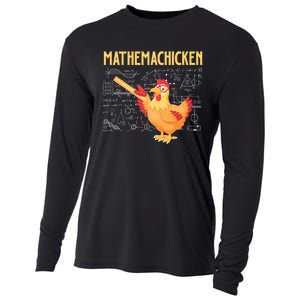 Mathemachicken Chicken Math Lover Animal Poultry Owner Cooling Performance Long Sleeve Crew