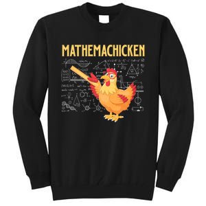 Mathemachicken Chicken Math Lover Animal Poultry Owner Tall Sweatshirt