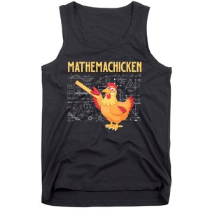 Mathemachicken Chicken Math Lover Animal Poultry Owner Tank Top