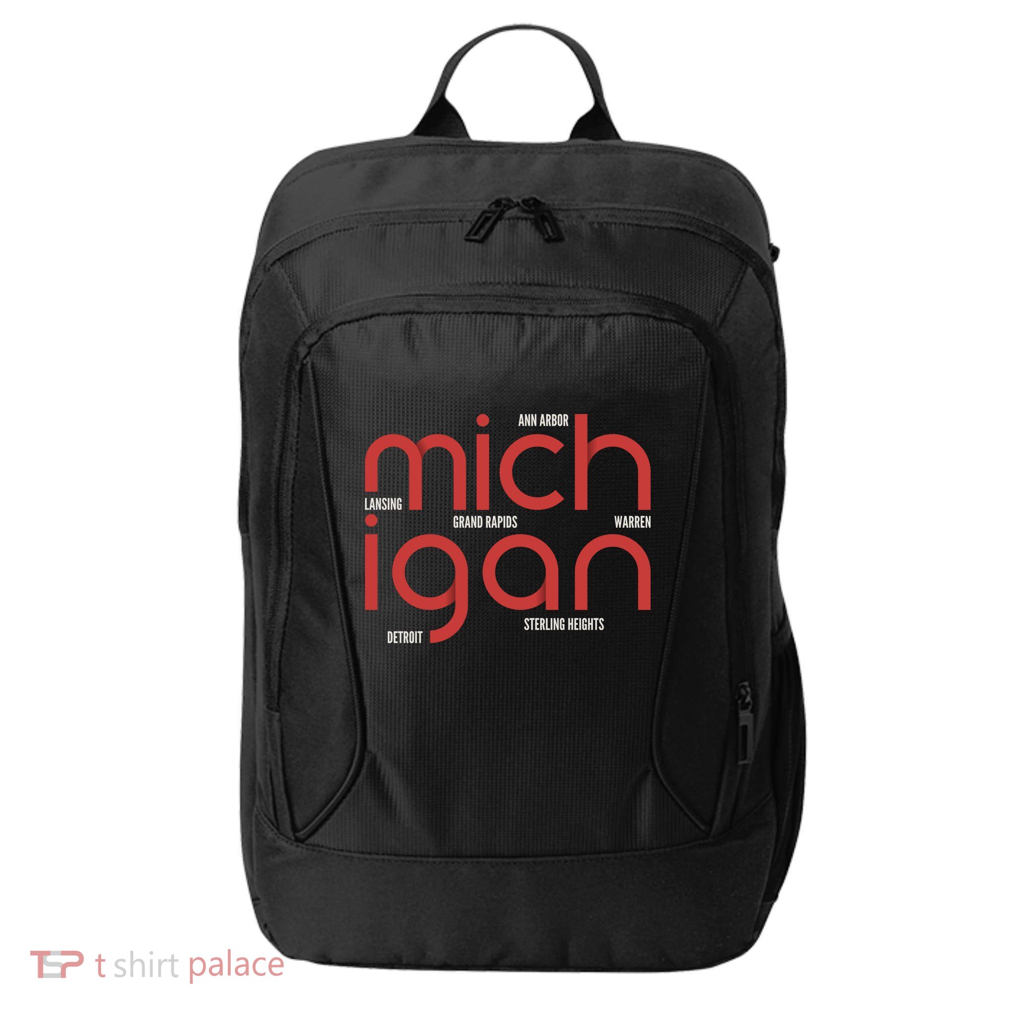 Michigan Cities City Backpack