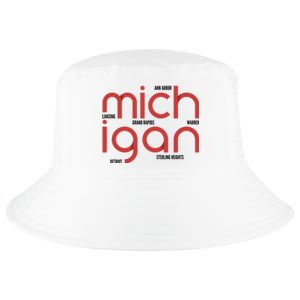 Michigan Cities Cool Comfort Performance Bucket Hat