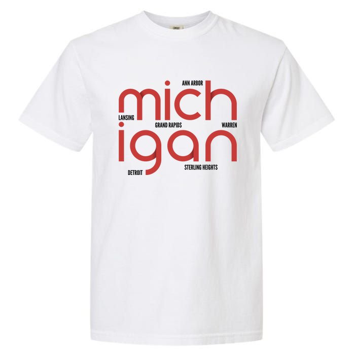 Michigan Cities Garment-Dyed Heavyweight T-Shirt