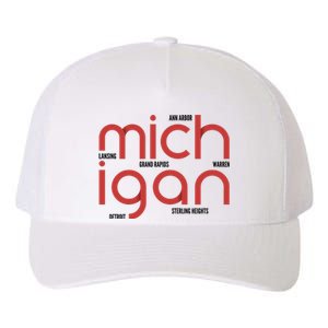 Michigan Cities Yupoong Adult 5-Panel Trucker Hat