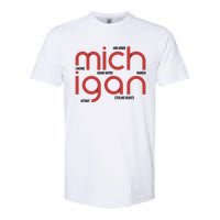 Michigan Cities Softstyle CVC T-Shirt