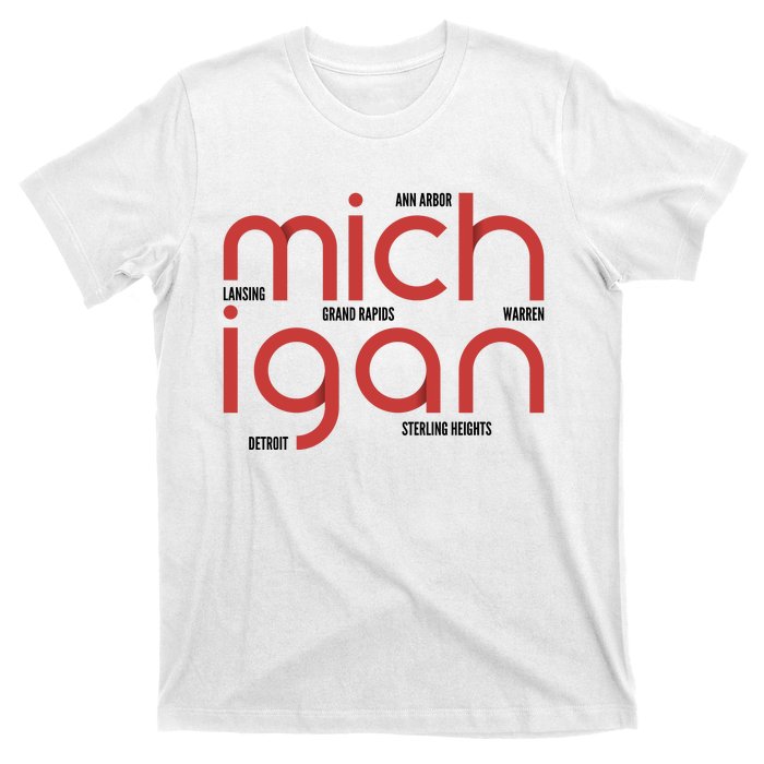 Michigan Cities T-Shirt