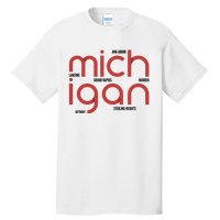 Michigan Cities Tall T-Shirt