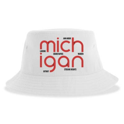 Michigan Cities Sustainable Bucket Hat