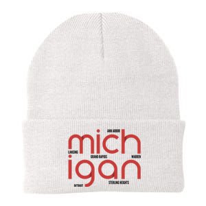 Michigan Cities Knit Cap Winter Beanie