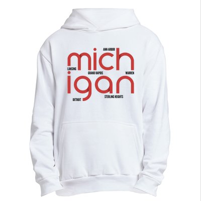 Michigan Cities Urban Pullover Hoodie