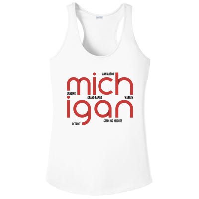 Michigan Cities Ladies PosiCharge Competitor Racerback Tank