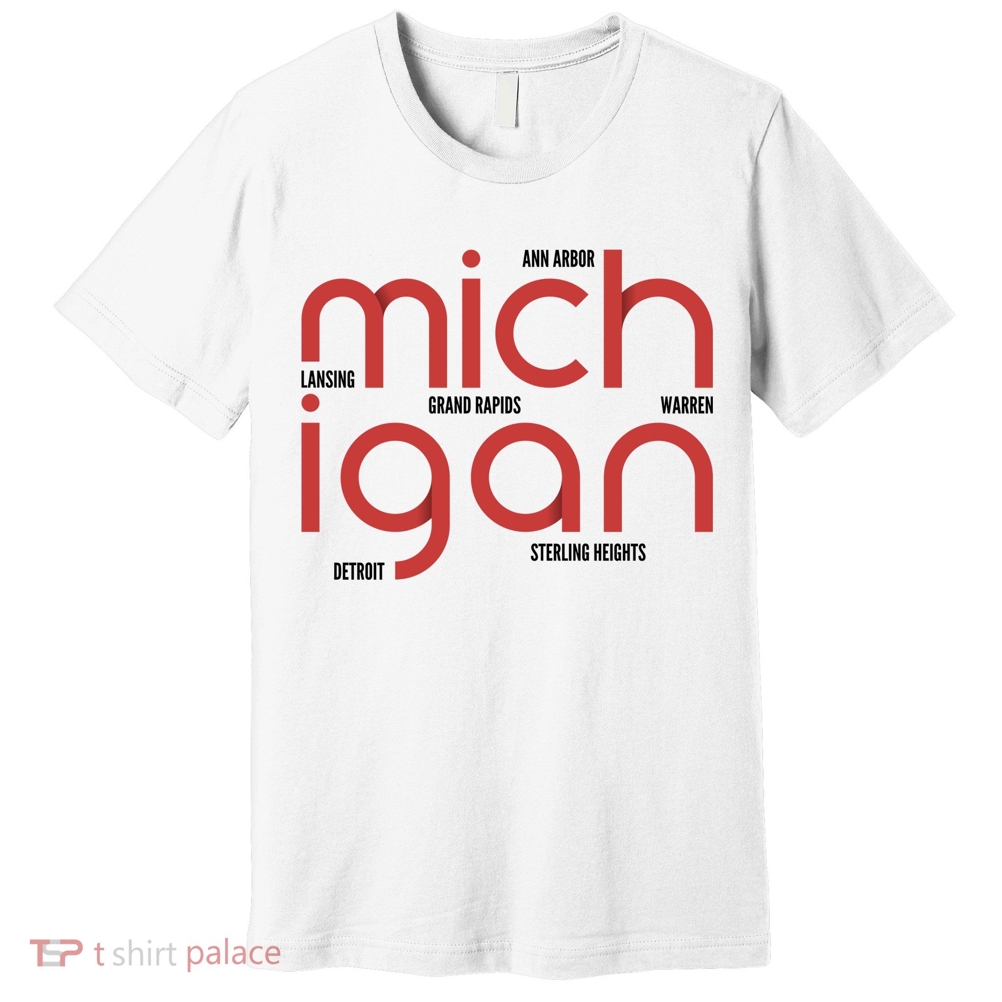 Michigan Cities Premium T-Shirt