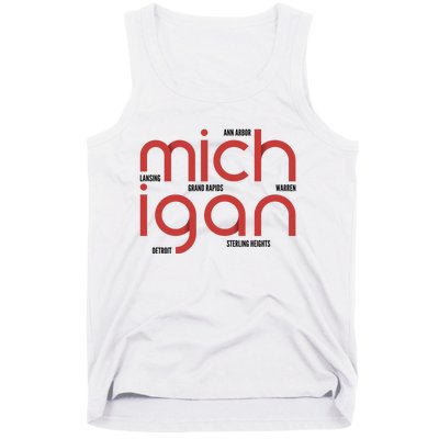 Michigan Cities Tank Top