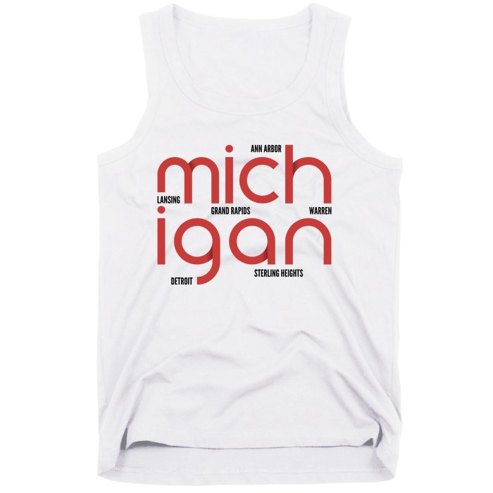 Michigan Cities Tank Top