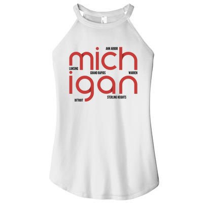 Michigan Cities Women’s Perfect Tri Rocker Tank