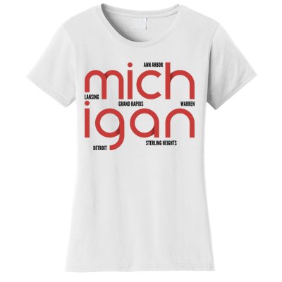 Michigan Cities Women's T-Shirt