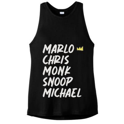 Marlo Chris Monk Snoop Michael Ladies PosiCharge Tri-Blend Wicking Tank